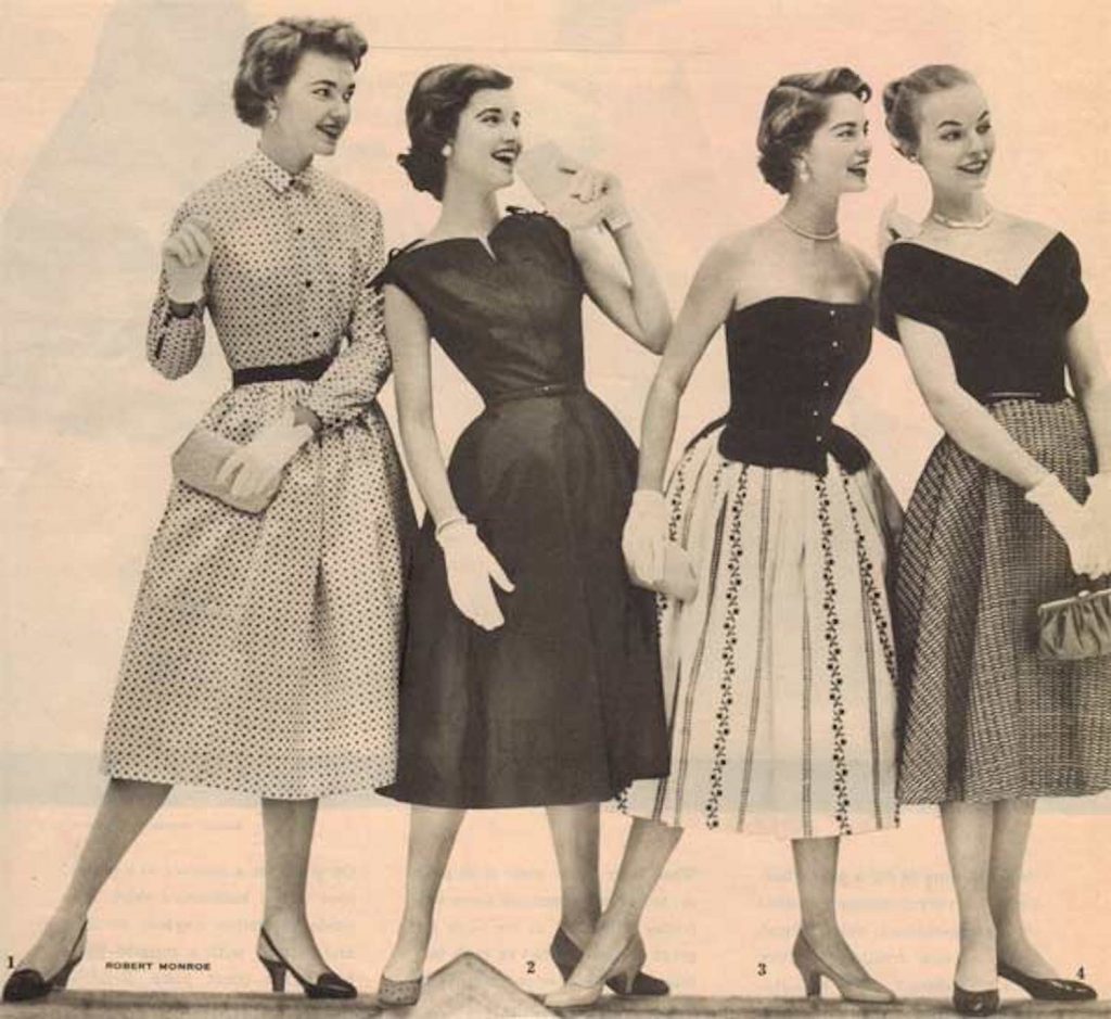 Lịch sử Thiết kế Thời trang thập niên 50 - Tinh hoa